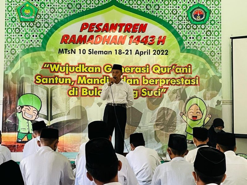 Pembukaan Pesantren Ramadhan MTsN 10 Sleman: Wujudkan Generasi Qurani yang  Santun, Mandiri, dan Berprestasi
