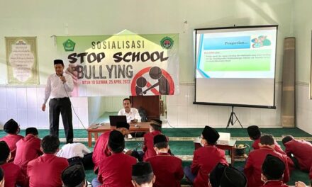Cegah Perundungan di sekolah, MTsN 10 Sleman Gelar Penyuluhan “Stop School Bullying”