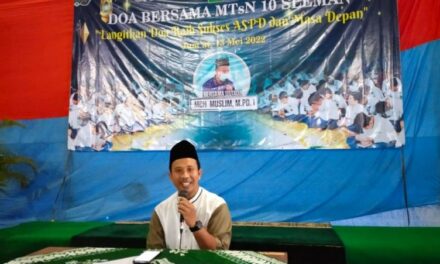 Doa Bersama MTsN 10 Sleman Langitkan Doa Raih Sukses ASPD dan Masa Depan