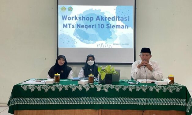 Mantapkan Persiapan Akreditasi MTsN 10 Sleman Gelar Workshop