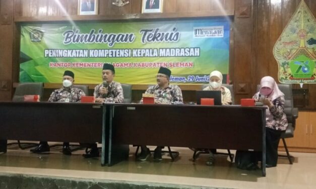 Perkuat Kompetensi Kurikulum  Merdeka Belajar, Kamad MTsN 10 Sleman Ikuti Bimtek