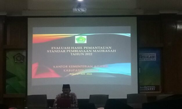 Ikuti Evaluasi, MTsN 10 Sleman Mantapkan Kelola Standar Pembiayaan Sesuai Regulasi