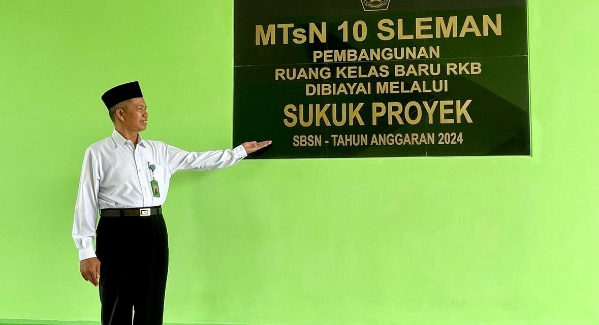 MTsN 10 Sleman Tempati Ruang Kelas Baru Projek SBSN