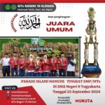 Hebat, MTsN 10 Sleman Raih  Juara Umum DIY  Parade Islam SMA N 6  Yogyakarta