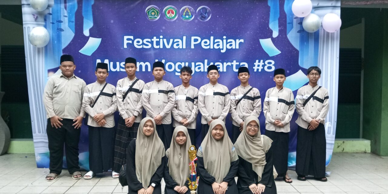 Festival Pelajar Muslim Jateng DIY, MTsN 10 Sleman Raih Juara 3 Seni Hadroh