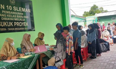 MTsN 10 Sleman Gelar  SPMB Jalur Reguler