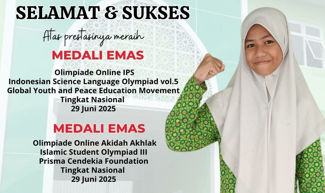 Amara Fatimah Az-Zahra, Siswi Berprestasi MTsN 10 Sleman dengan Aneka Medali Olimpiade
