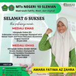 Amara Fatimah Az-Zahra, Siswi Berprestasi MTsN 10 Sleman dengan Aneka Medali Olimpiade