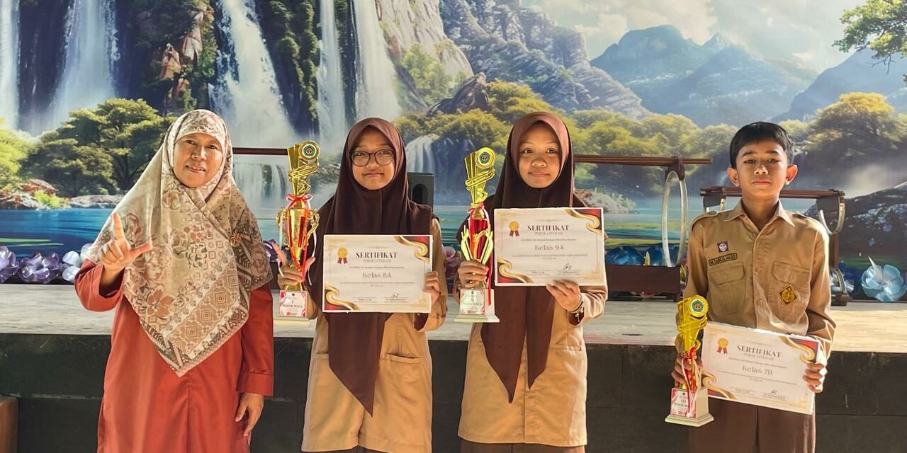Tingkatkan Literasi, MTsN 10 Sleman Gelar Lomba Pojok Baca