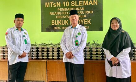 MTsN 10 Sleman Sambut Antusias Program Makanan Bergizi Gratis (MBG)