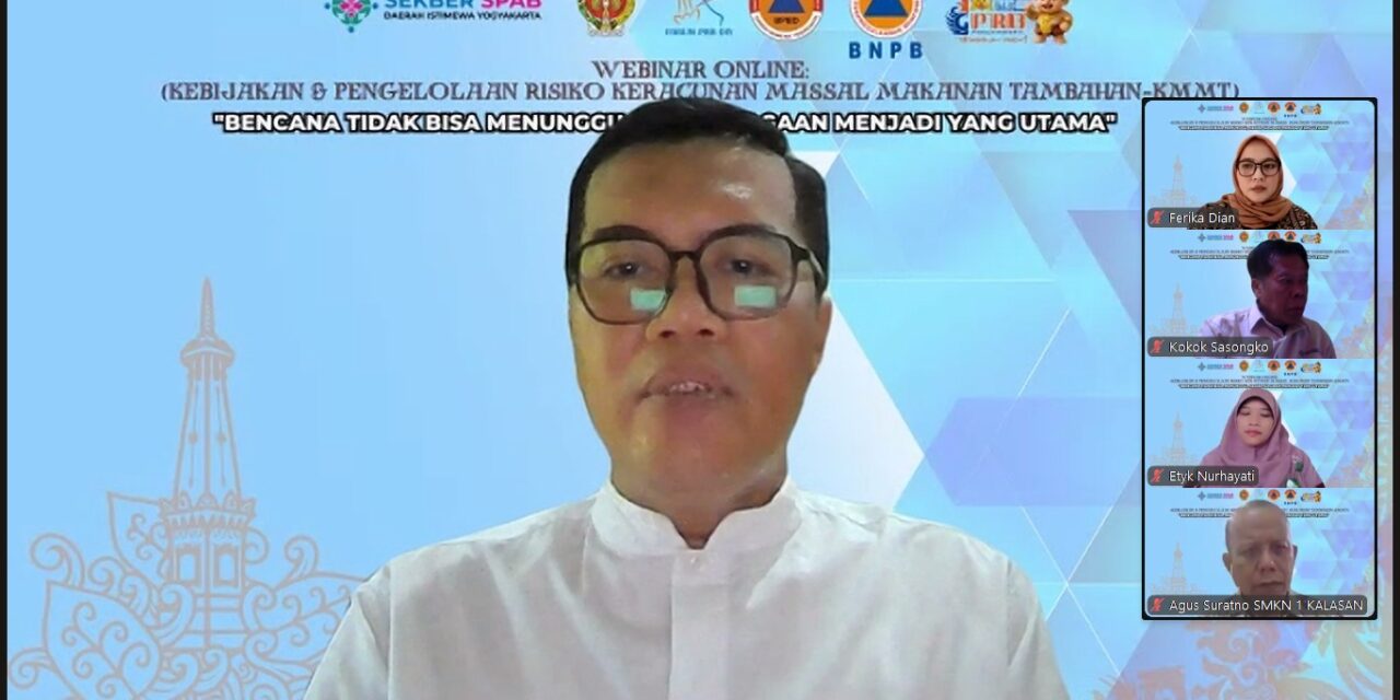 MTsN 10 Sleman Ikuti Zoom Meeting Model Ketangguhan SPAB Risiko KMMT