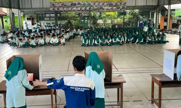 Paslon Zaidan-Jentayu Menangi Pemilos Demokratis MTsN 10 Sleman