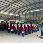 Pelantikan PMR MTsN 10 Sleman, Anggota Ikrarkan Panca Janji