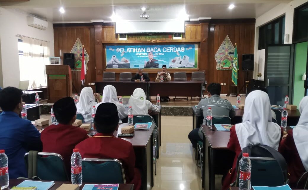 Tingkatkan Literasi, Siswa MTsN 10 Ikuti Pelatihan Smart Reading Pilot Project Dikmad Kemenag Sleman