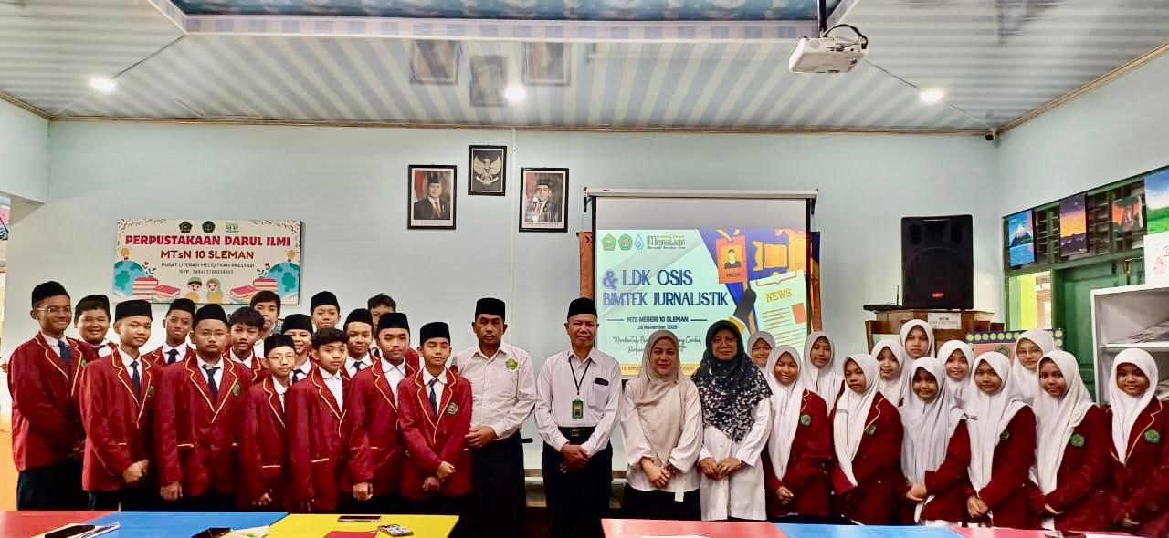  LDK MTsN 10 Sleman Siapkan Pengurus OSIS 2025/2026 Jadi  Pemimpin Tangguh