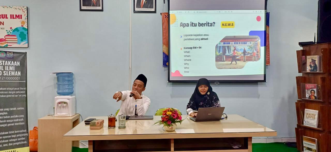 Menulis adalah Bekerja untuk Keabadian”: MTsN 10 Sleman Bekali OSIS dengan Bimtek Jurnalistik