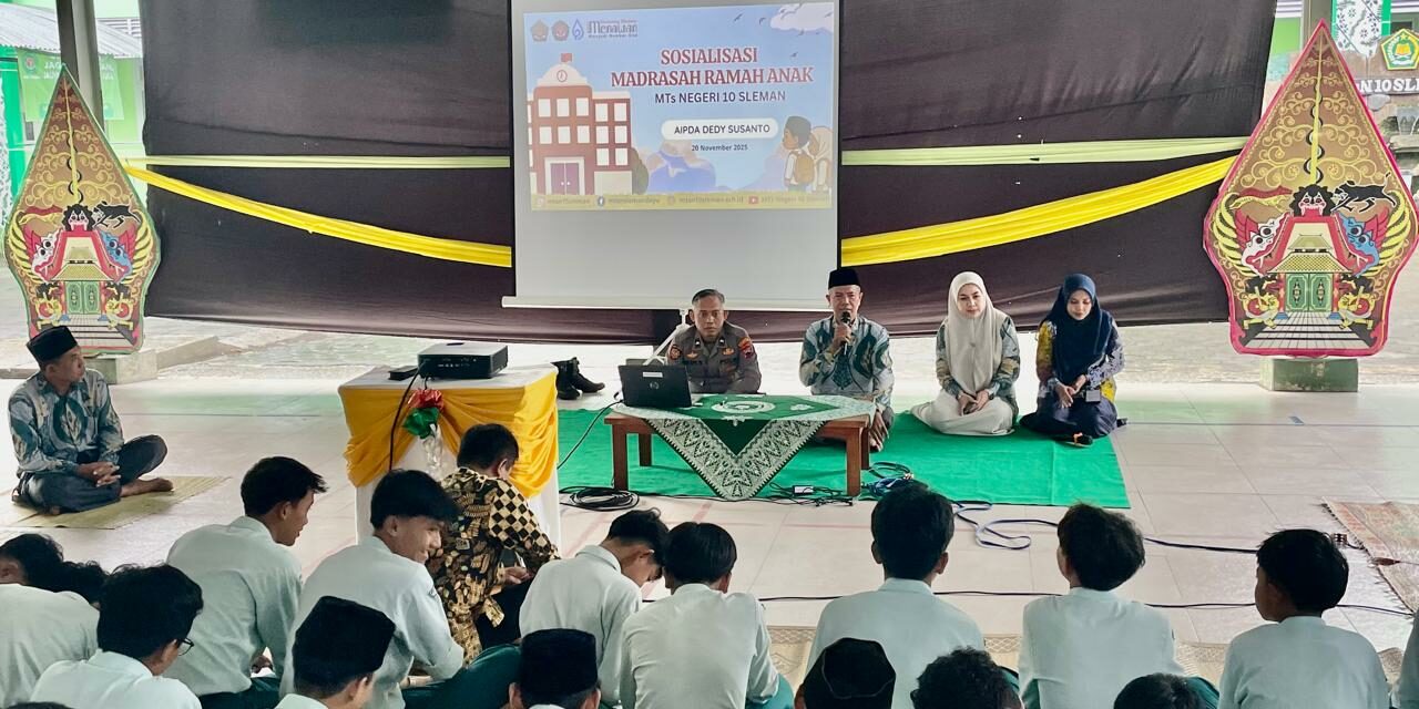 MTsN 10 Sleman Gelar Sosialisasi Madrasah Ramah Anak dan Cegah Kenakalan Remaja