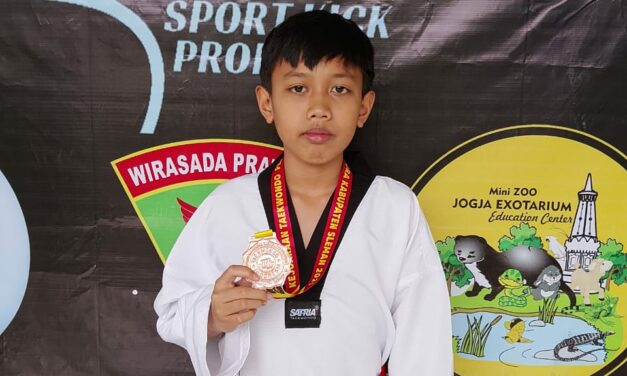 Kenzie Farras, Siswa MTsN 10 Sleman Raih Juara III Kejuaraan Taekwondo Tingkat Provinsi