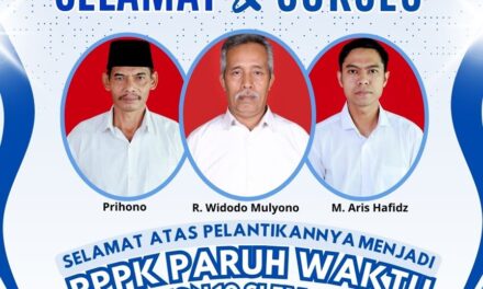Berlimpah Syukur, Tiga Pegawai MTsN 10 Sleman Terima SK PPPK Paruh Waktu