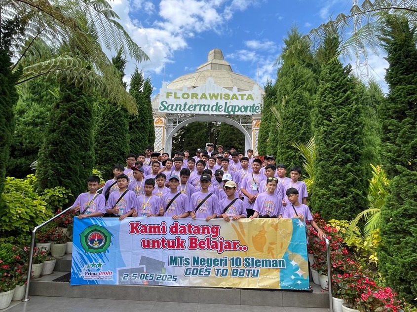 Pesona Sinterra de La Ponte: MTsN 10 Sleman Nikmati Wahana Edukasi Flora dan Fauna