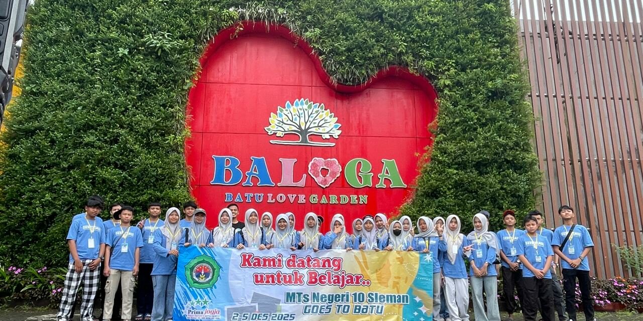 Batu Love Garden: Rombongan MTsN 10 Sleman Disuguhi Wahana Edukasi Bernuansa Cinta