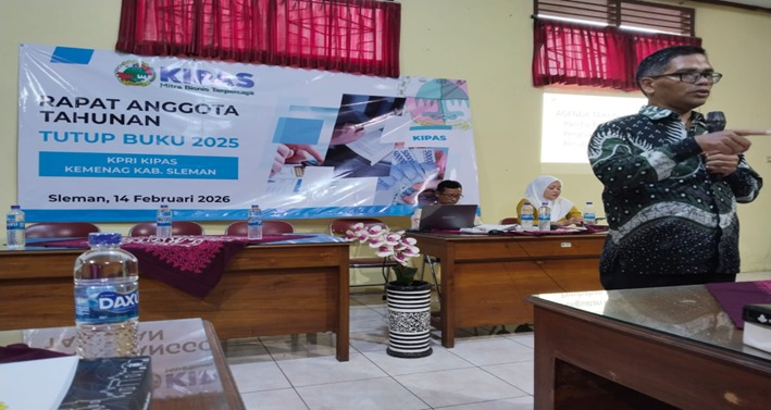 Guru dan Pegawai MTs Negeri 10 Sleman Ikuti RAT Tutup Buku Tahun 2025 KPRI KIPAS