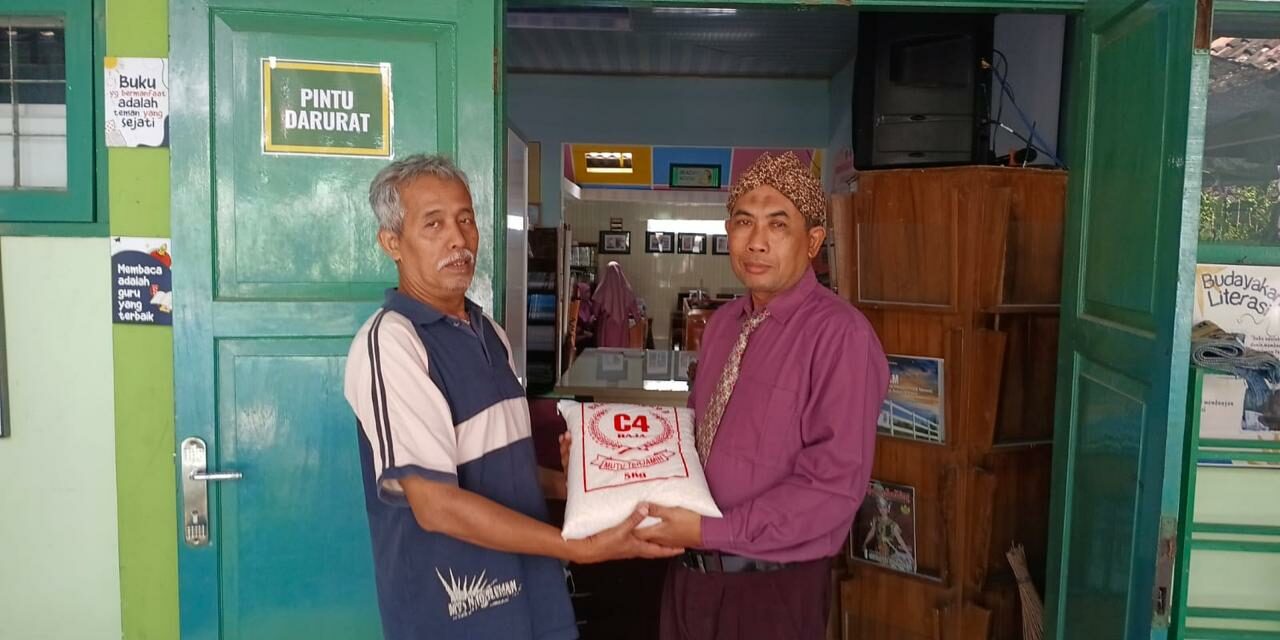 MTsN 10 Sleman Tasyarufkan Satu Ton Zakat Fitrah