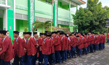 Nuansa Idul Fitri,  MTsN 10 Sleman Awali KBM dengan Halalbihalal