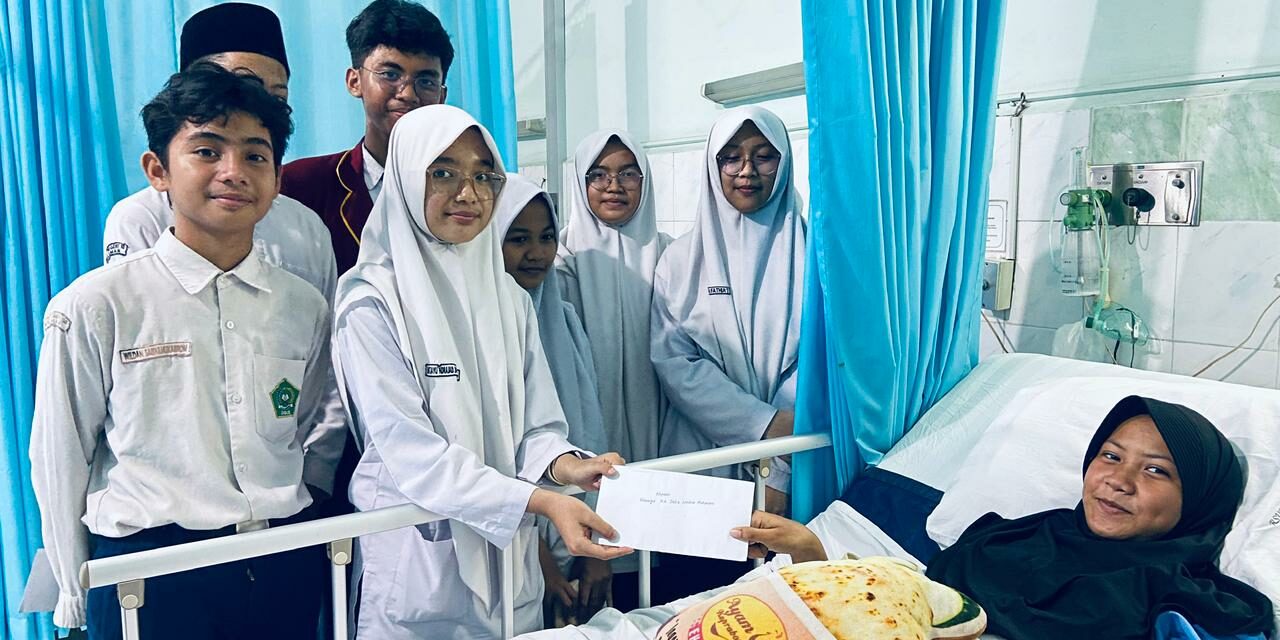 Wujud Empati, MTsN 10 Sleman Galang Dana untuk Sesama