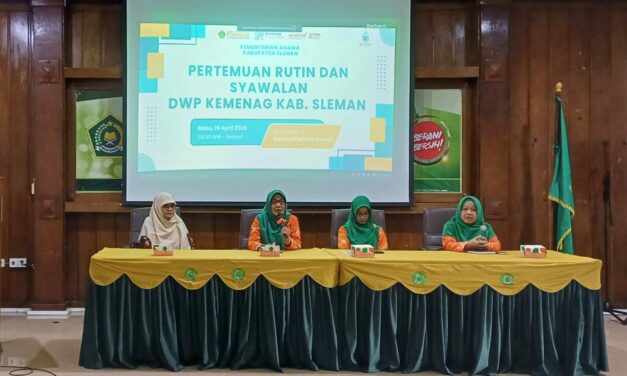 Sinergi Berbalut Kehangatan, MTs N 10 Sleman Ambil Peran dalam Syawalan Dharma Wanita Persatuan (DWP) Kemenag Sleman