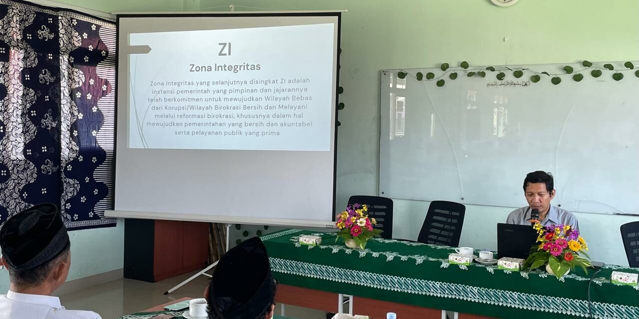 Ikhtiar Wujudkan Madrasah Bersih Melayani, MTsN 10 Sleman Laksanakan  Pendampingan PMP ZI