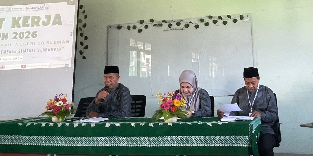 Pra Raker MTsN 10 Sleman: Asta Protas Bergerak, Kemenag Semakin Berdampak