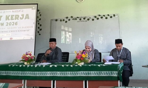 Pra Raker MTsN 10 Sleman: Asta Protas Bergerak, Kemenag Semakin Berdampak