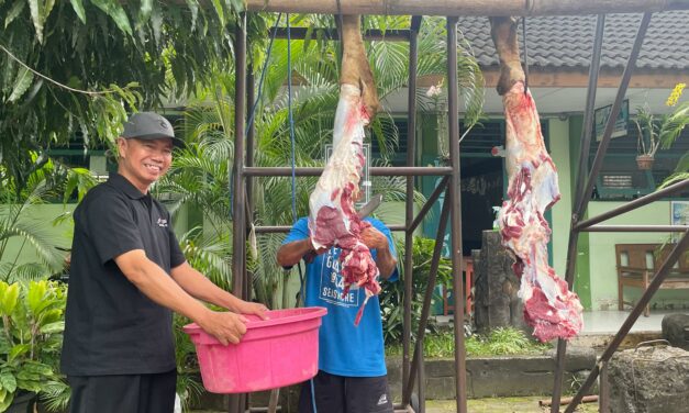 Tumbuhkan Jiwa Solidaritas, MTsN 10 Sleman Gelar Latihan Kurban