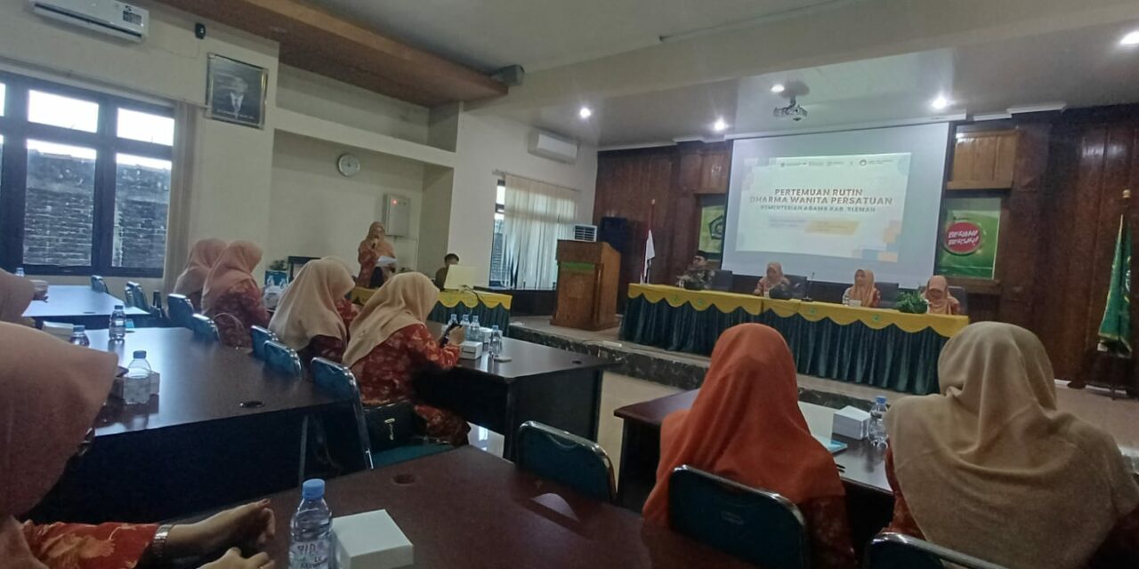 Pertemuan Rutin Dharma Wanita Kemenag Sleman Bahas Strategi Membuat Konten Menarik