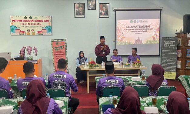 MTsN 10 Sleman Terima Kunjungan MTsN 1 Bangka, Perkuat Kolaborasi dan Berbagi Praktik Baik