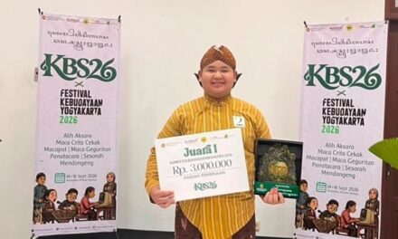 Royyan Az-Dzikra Junus, Murid MTsN 10 Sleman Raih Juara 1 Lomba Sesorah Kompetisi Bahasa dan Sastra Tingkat DIY