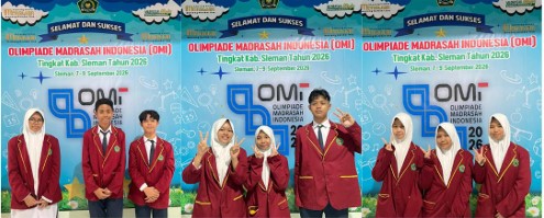 Berburu Prestasi di OMI 2026, 9 Siswa MTsN 10 Sleman Unjuk Kecerdasan  di Tiga Bidang Studi