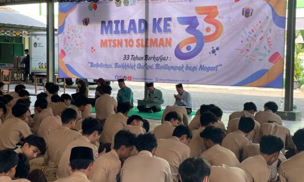 Khotmil Qur’an Awali Gebyar Milad ke-33 MTsN 10 Sleman