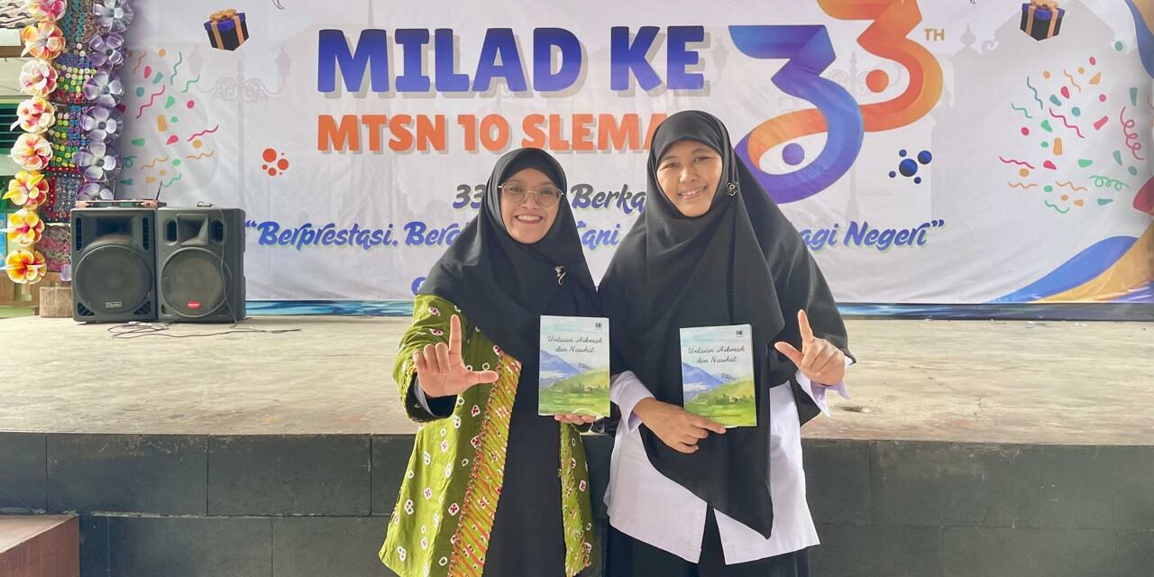  MTsN 10 Sleman Terbitkan Antologi Pantun, Asah Literasi dan Akhlak Terpuji